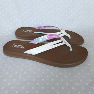 Flojos White Sandals NWOB
